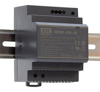 HDR-100 Series DIN Rail Power Supply
